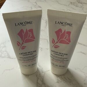 Lancome Crème-Mousse Confort Cleanser - White and Pink